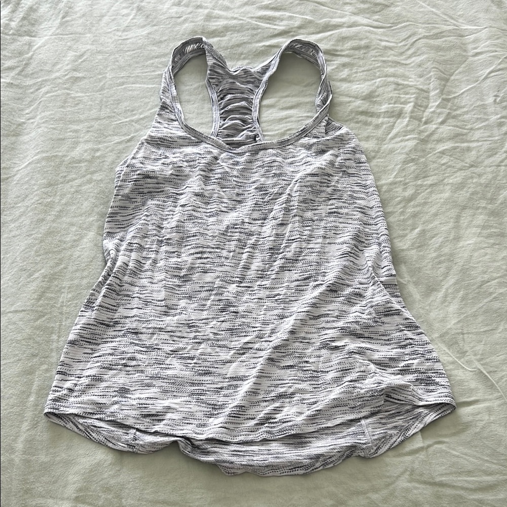 Lululemon striped workout tank
